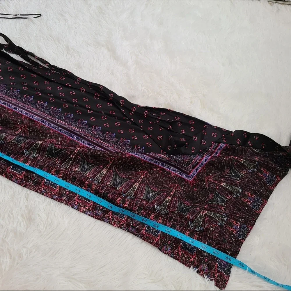 Free People Cabbage Panther Rose Black Wide Leg Jumpsuit NWT SZ XS - Picture 5 of 12